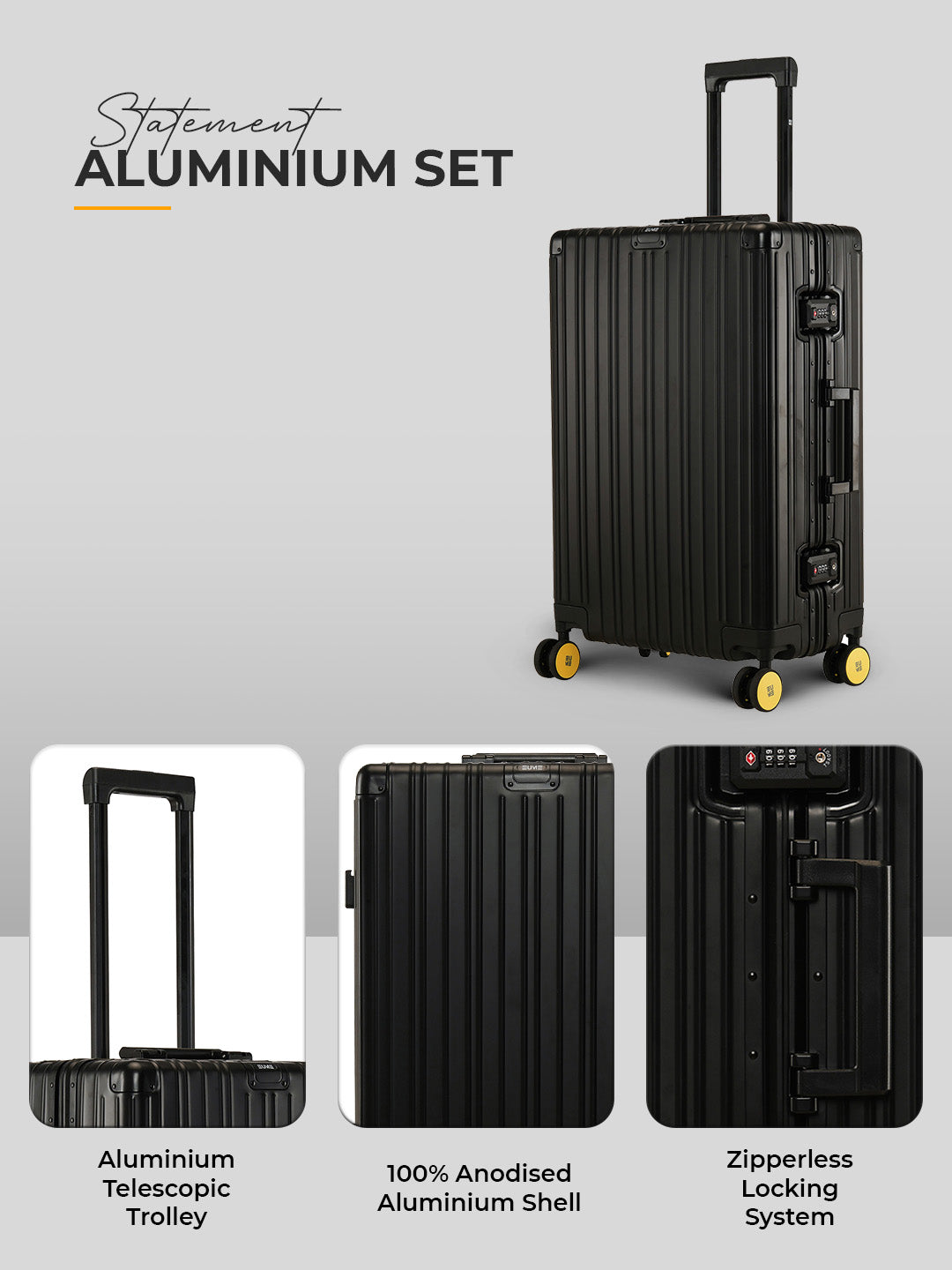 Aluminium Black Cabin