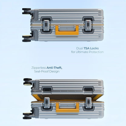 Aluminium Silver Cabin- Yellow Wheels