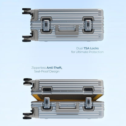 Aluminium Silver Cabin- Yellow Wheels