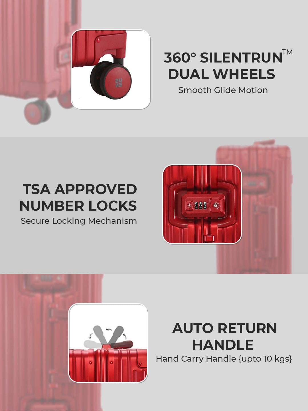 Aluminium Cabin- Inferno Red