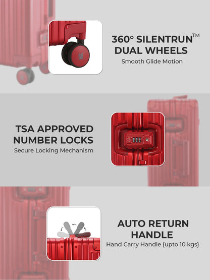 Aluminium Cabin- Inferno Red