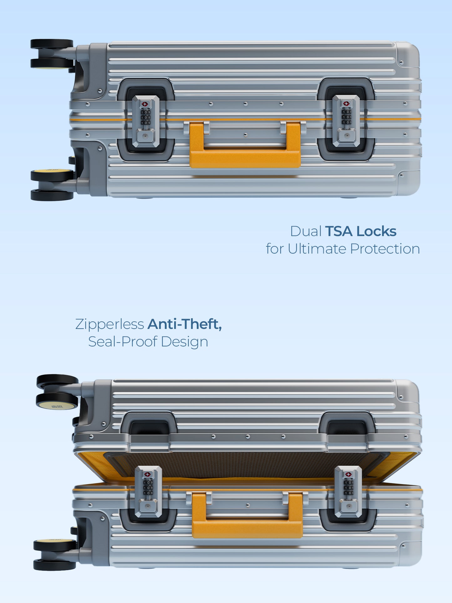 Aluminium Silver Cabin