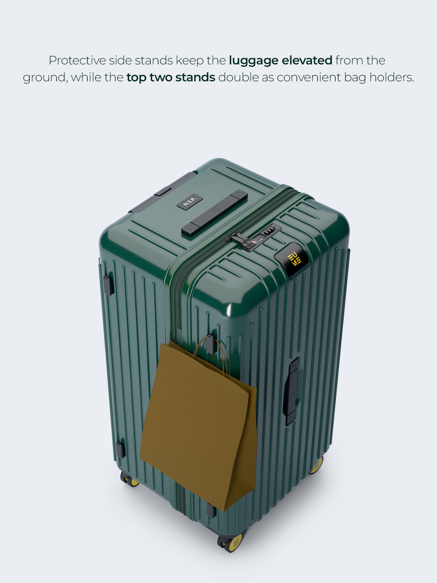 Trunk Check-In Plus- Pine Green