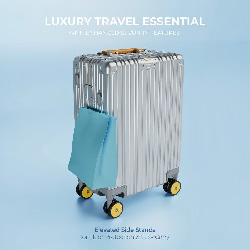 Aluminium Silver Cabin- Yellow Wheels