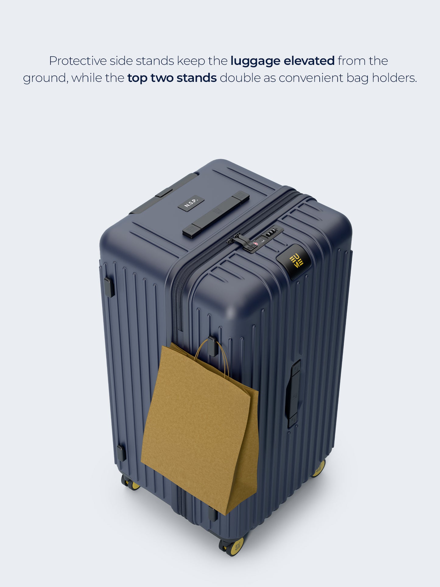 Trunk Check-In Plus- Midnight Blue