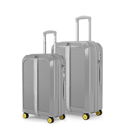 Trousseau Cabin + Medium Set of 2- Chrome Silver