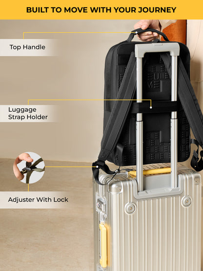 Aluminium Cabin + Omega 24L Laptop Backpack
