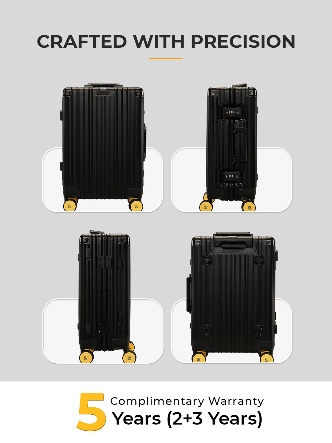 Aluminium Black Cabin