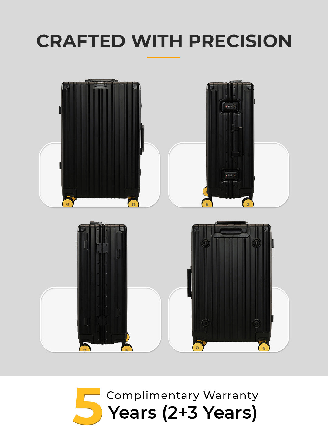 Aluminium Black Cabin