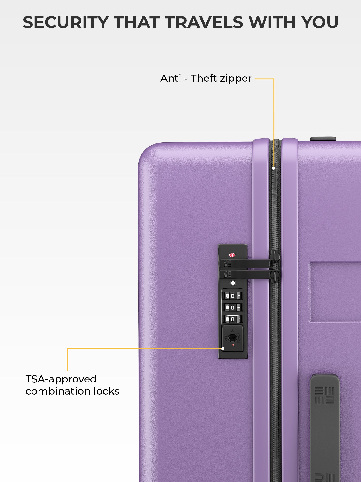 EUME classic check-in medium - violet ash product image clean studio background