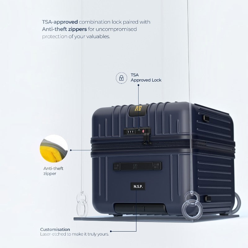 Trunk Check-In Plus- Midnight Blue
