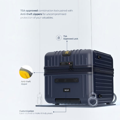 Trunk Check-In Plus- Midnight Blue