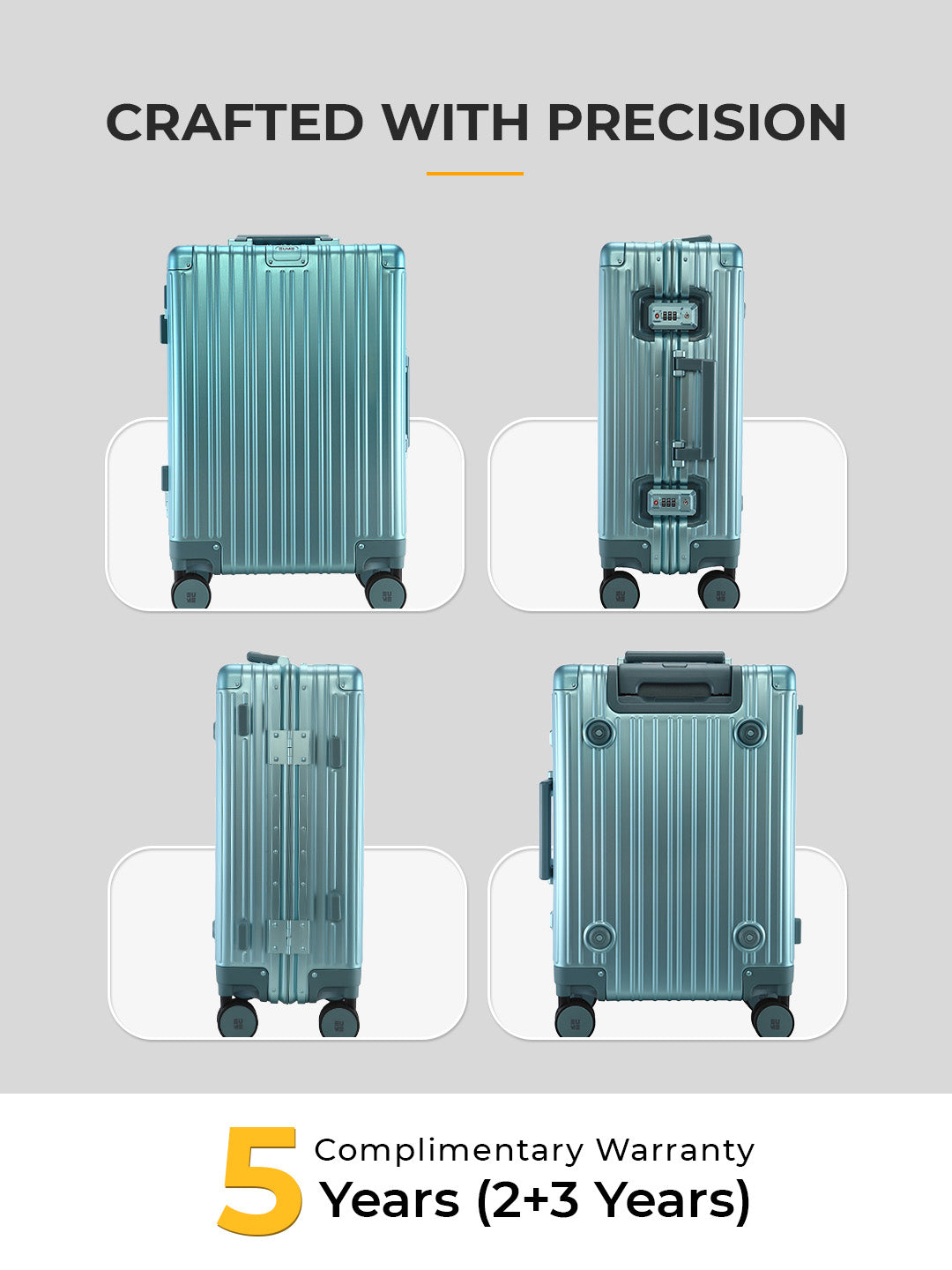 Aluminium Cabin + Trunk Check-In Plus