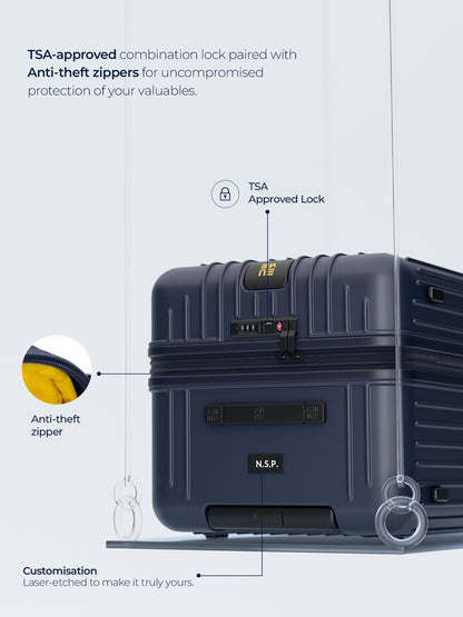 Trunk Check-In Plus- Midnight Blue