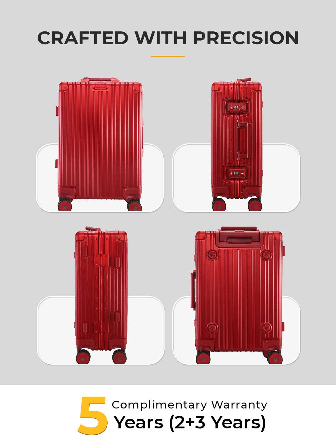 Aluminium Cabin- Inferno Red