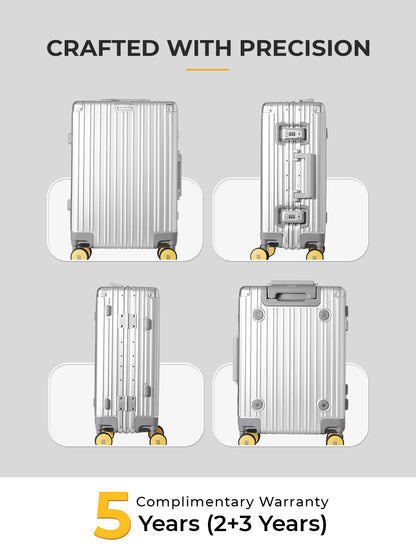 Aluminium Silver Check-In Medium