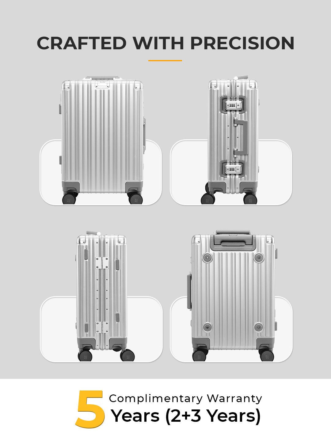 Aluminium Silver Cabin