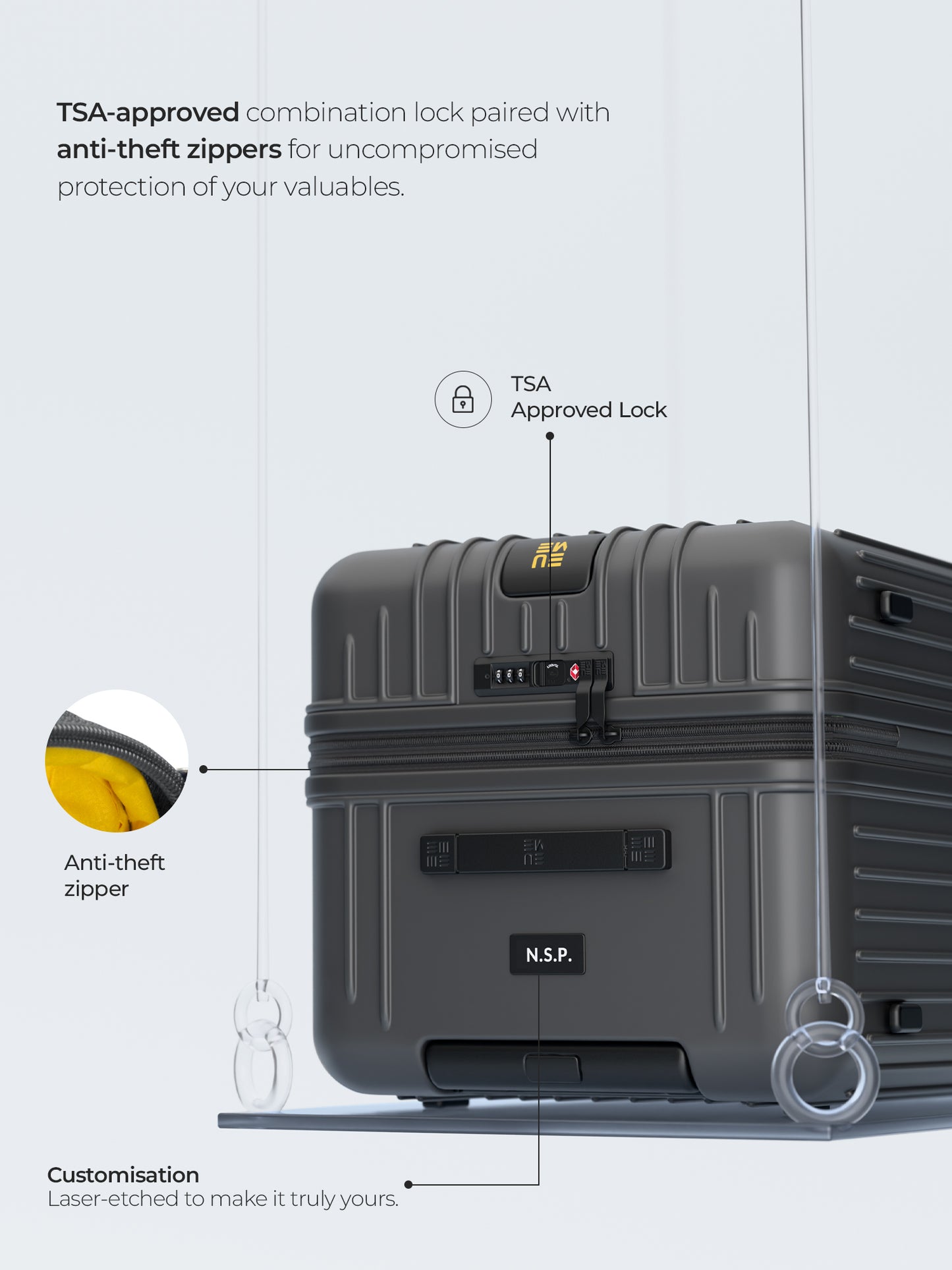 Aluminium Cabin + Trunk Check-In Plus