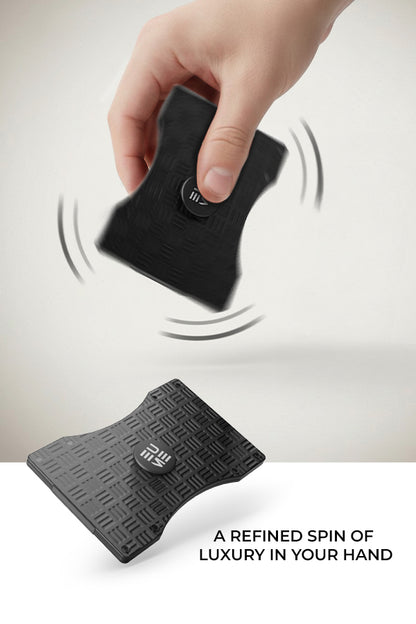 EUME CardVault Cardholder - Charcoal Black product image clean studio background