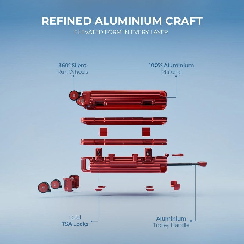 Aluminium Cabin- Inferno Red