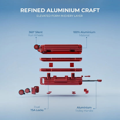 Aluminium Cabin- Inferno Red