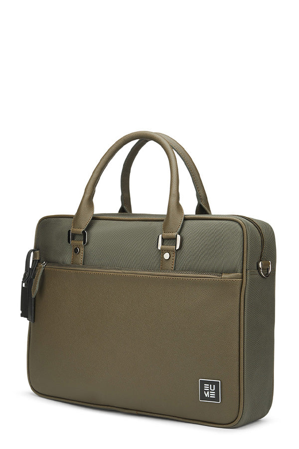 EUME Commute Messenger Bag Charcoal Olive