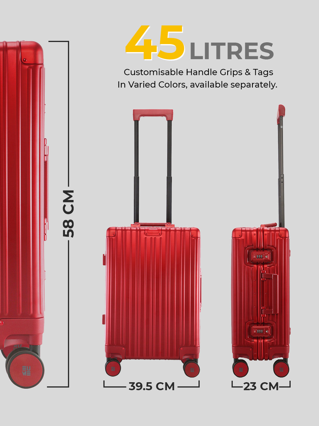 Aluminium Cabin- Inferno Red