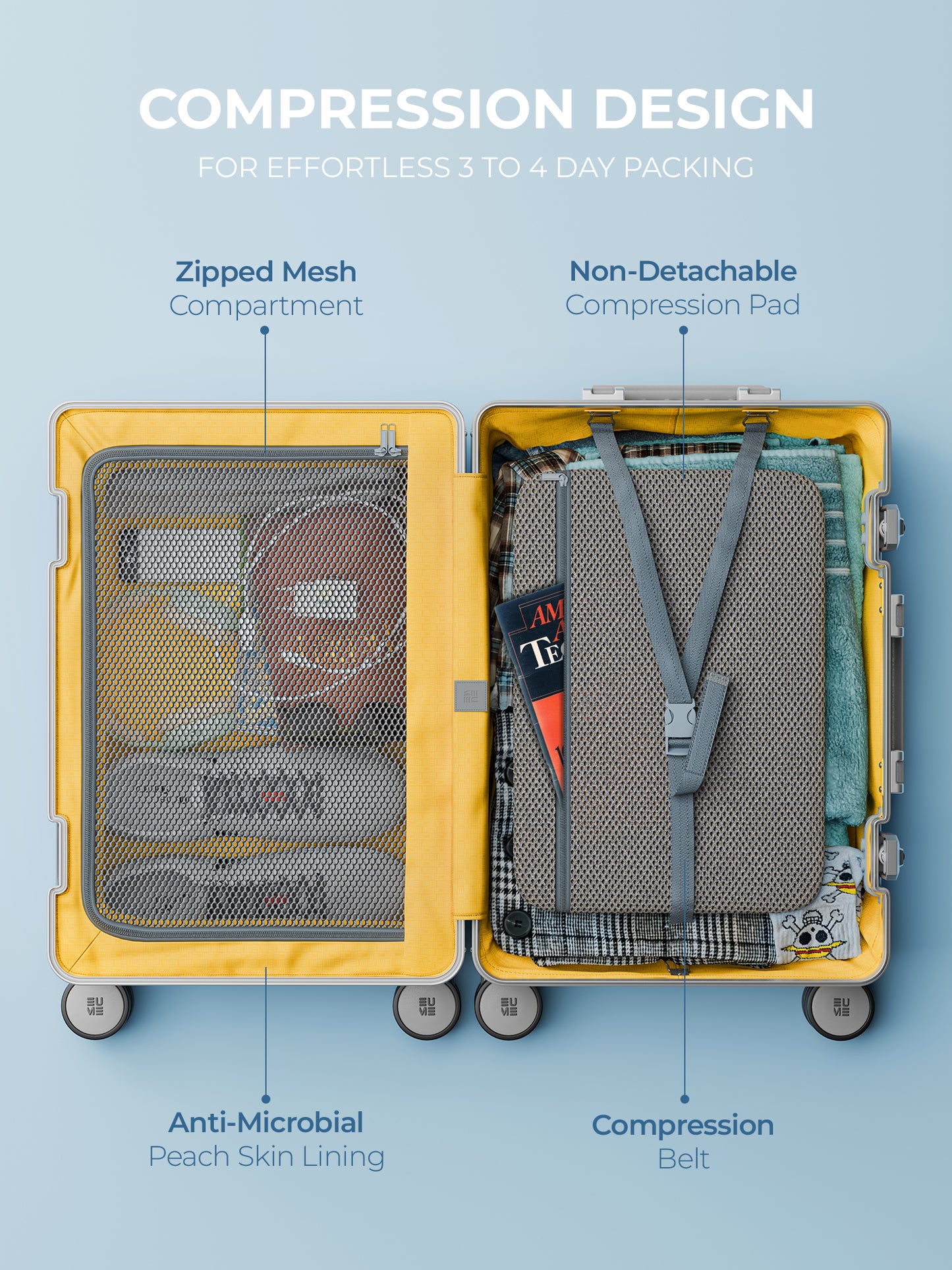 Aluminium Silver Cabin