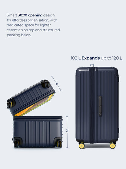 Trunk Check-In Plus- Midnight Blue
