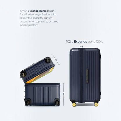 Trunk Check-In Plus- Midnight Blue