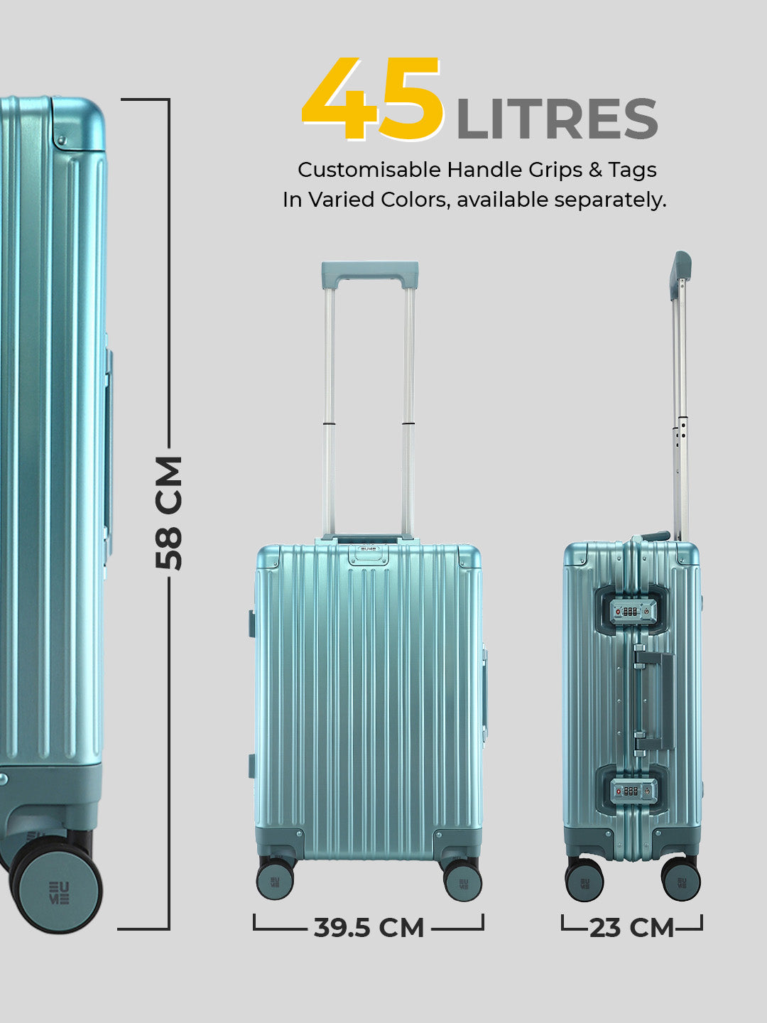 Aluminium Cabin + Trunk Check-In Plus