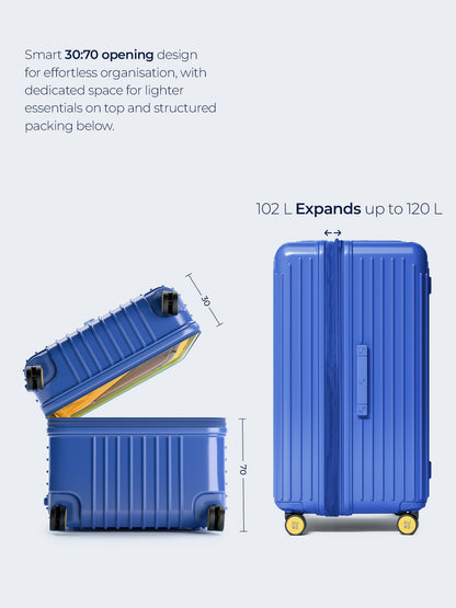 Trunk Check-In Plus- French Blue