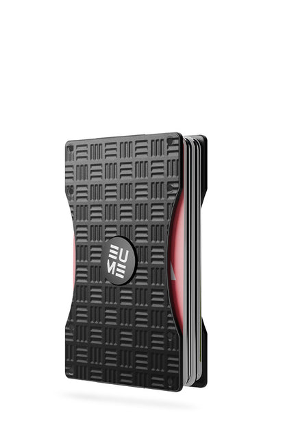 EUME CardVault Cardholder - Charcoal Black product image clean studio background