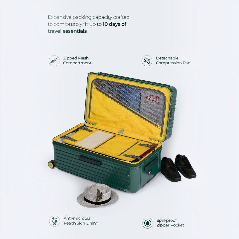 Trunk Check-In Plus- Pine Green