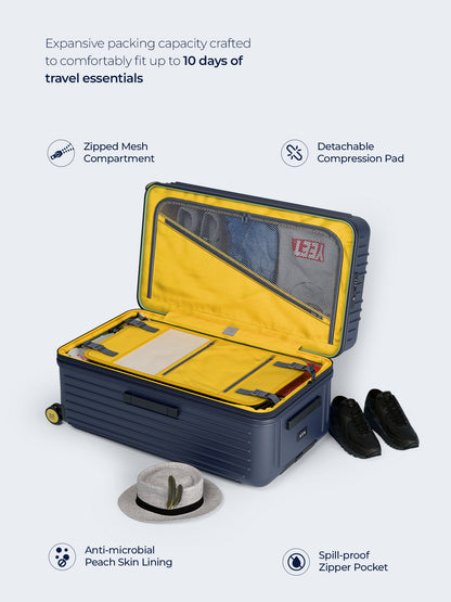 Trunk Check-In Plus- Midnight Blue