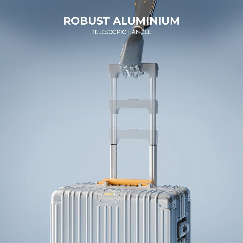 Aluminium Silver Cabin- Yellow Wheels