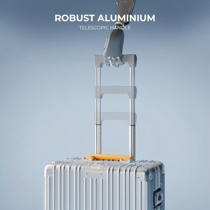 Aluminium Silver Cabin- Yellow Wheels