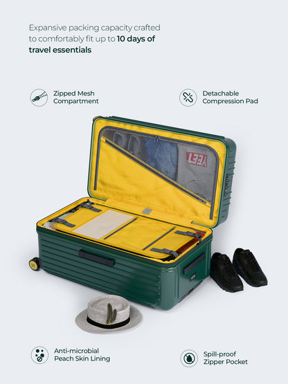 Trunk Check-In Plus- Pine Green