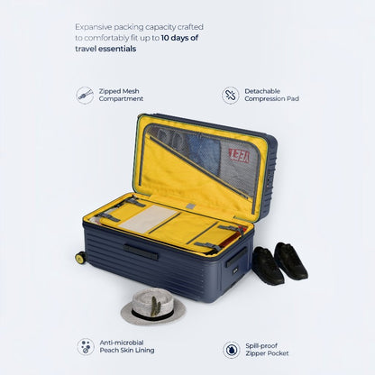 Trunk Check-In Plus- Midnight Blue
