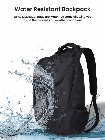 Water-resistant Barret 29L Massager Backpack for all weather conditions.