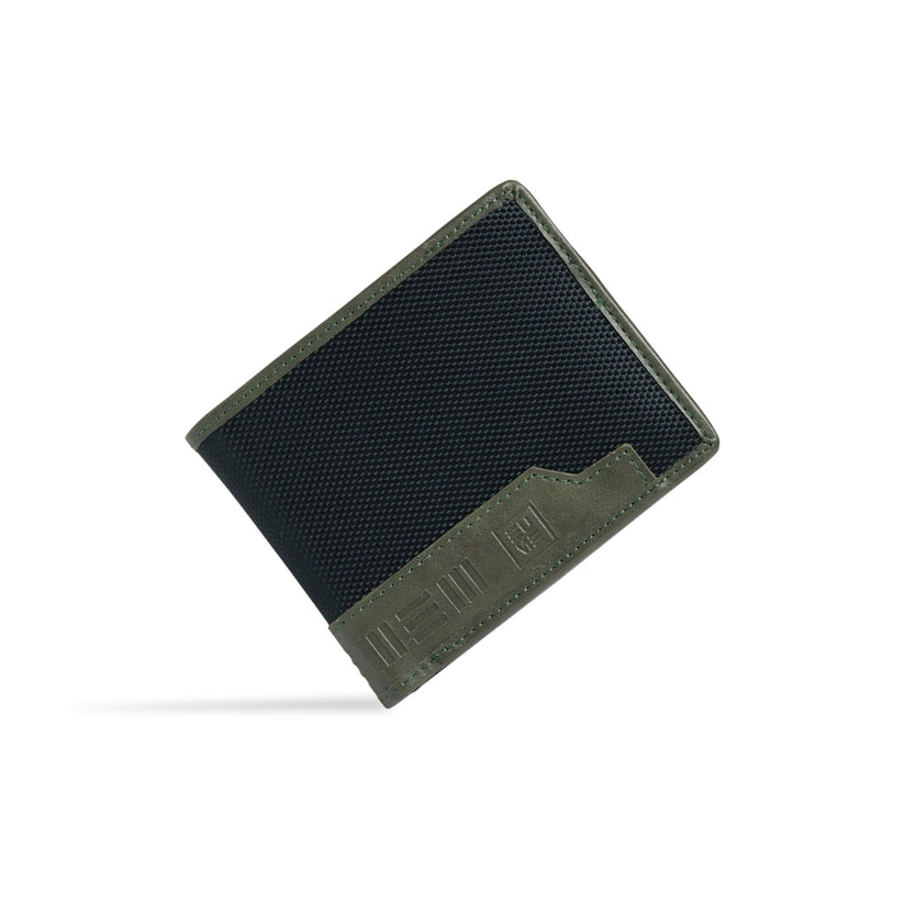 EUME Crest Wallet  Charcoal Green