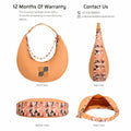 Cinnamon Hobo Bag in stylish design with multiple views showcased.