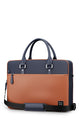 Navy Blue & Tan