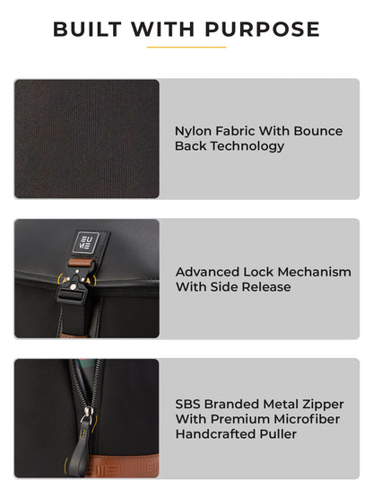 Aluminium Cabin + Zorain 27L Laptop Backpack