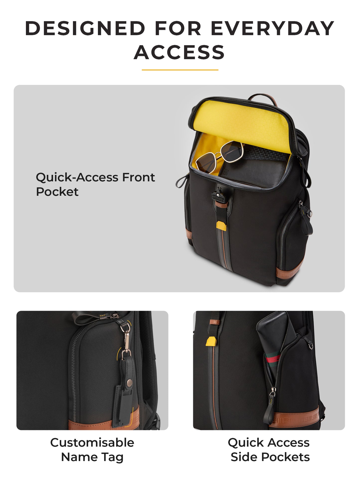 Aluminium Cabin + Zorain 27L Laptop Backpack