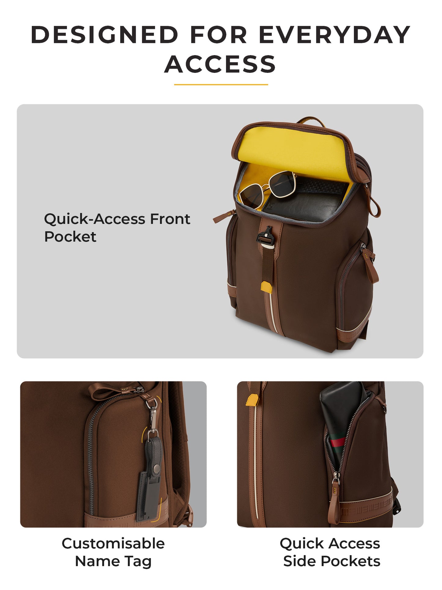 Aluminium Cabin + Zorain 27L Laptop Backpack