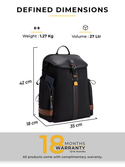 Aluminium Cabin + Zorain 27L Laptop Backpack