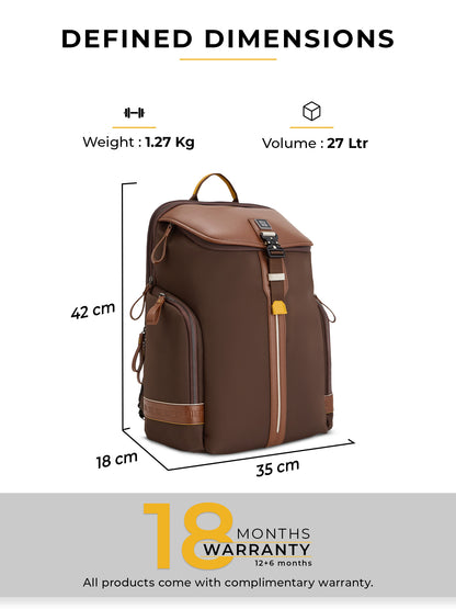 Aluminium Cabin + Zorain 27L Laptop Backpack