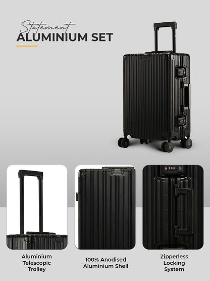 Aluminium Cabin + Zorain 27L Laptop Backpack