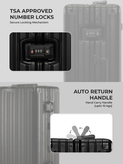 Aluminium Cabin + Zorain 27L Laptop Backpack